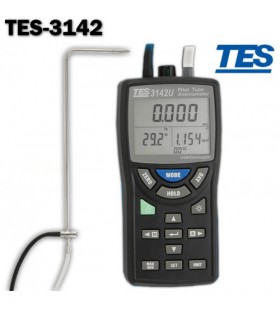 فشارسنج تفاضلی و محیطی ، بادسنج پیتوت تیوب مدل TES-3142