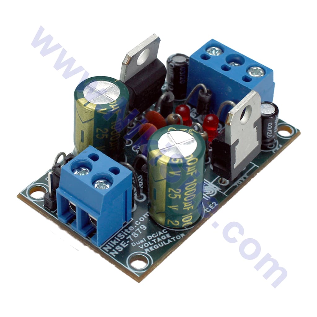 ماژول منبع تغذیه ثابت دوبل <br>78XX 79XX Dual Voltage Regulator Power Supply