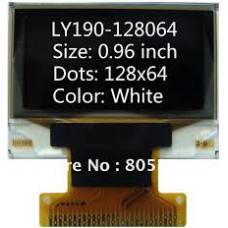 OLED 128x64 0.96 inch تک رنگ