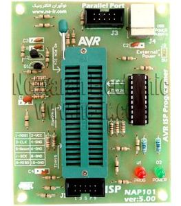 پروگرامر STK300 پارالل میکروکنترلر AVR سری Mega - Tiny نوآوران NAP101