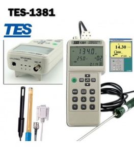 دستگاه اسید سنج و PH متر EC /TDS  /ORP /°C /Salt مدل TES-1381