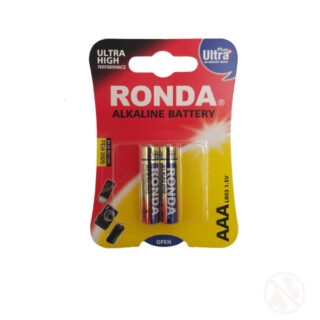 باتری نیم قلم  الکالاین2عددی برند RONDA