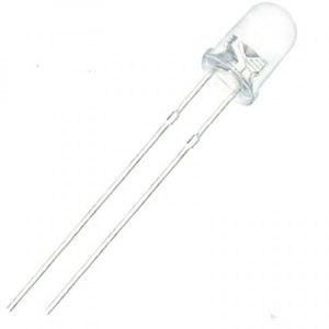 LED شیشه ای قرمز 5mm