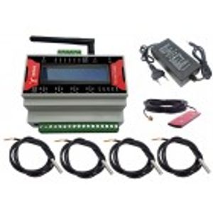 رله ترموستات پیامکی با 4 سنسور دما