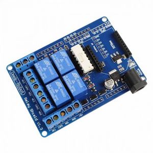 شیلد رله آردوینو 4 کانال - Relay Shield For Arduino