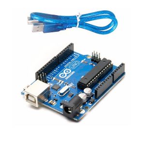 برد آردوینو Arduino UNO R3 + کابل USB با پردازنده ATmega328P