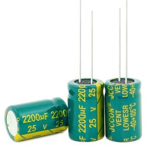 خازن الکترولیتی 2200 میکرو فاراد 25ولت - 2200uf/25V