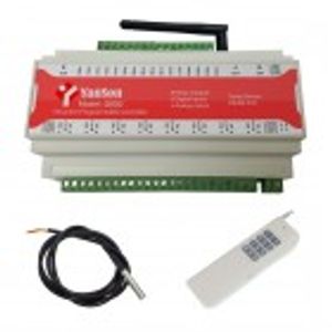 کنترل پیامکی 8 خروجی با ریموت برد بلند و سنسور دما