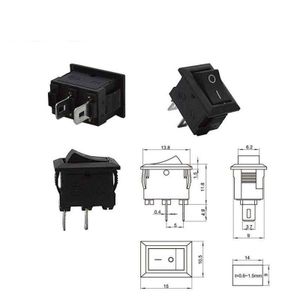 کلید راکر 2 حالته 2 پین کوچک kcd1-701