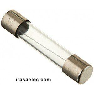 فیوز شیشه ای 0.5 آمپر سایز 6X30