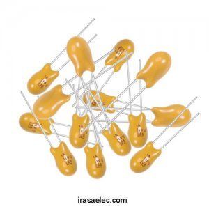 خازن تانتالیوم 100nf 35V