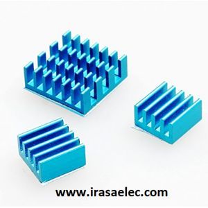 ست 3 تایی هیت سینک آبی ویژه برد رسپبری پای Heat Sink