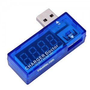 مانیتورینگ شارژر USB - نمایشگر ولتاژ و جریان