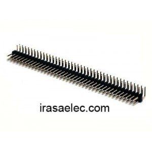 پین هدر 2X40 نری 2.54mm رایت انگل