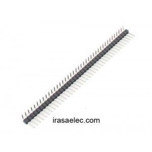 پین هدر 1X40 نری 2.54mm رایت انگل