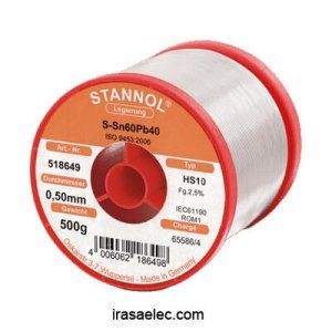 سیم لحیم 0.5mm 500gr استانول