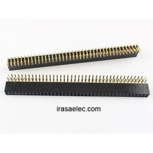 پین هدر 2X40 مادگی 2.54mm رایت انگل