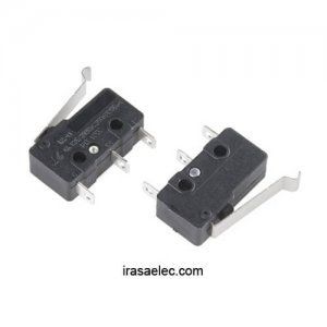 میکروسوئیچ اهرم دار متوسط 250V 5A پایه سوزنی