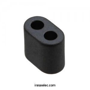 فریت حلقوی دو سوراخه 13x7.2x13.5