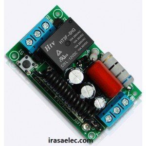 ریموت کنترل 1 کانال رادیویی 220 ولت 433MHZ
