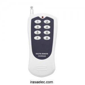 ریموت کنترل 8 کانال کد لرن 433MHZ