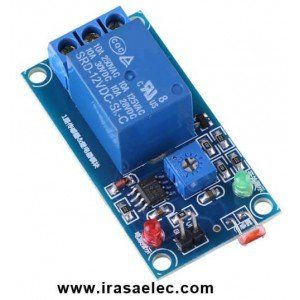 ماژول LDR با خروجی رله 12 ولت