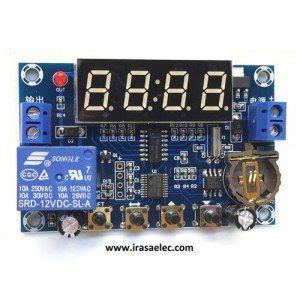 ماژول تایمر 3 زمانه 12 ولت 24 ساعته XH-M196
