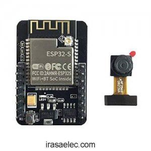 ماژول وای فای و بلوتوث ESP32-CAM با دوربین 2 مگاپیکسل OV2640