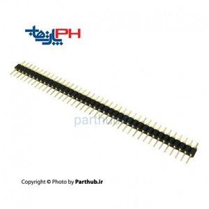 پین هدر نری 1x40 صاف نظامی 2.54mm