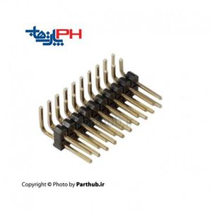 پین هدر نر 2x40 نود درجه 2mm