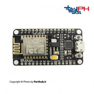 برد NodeMcu با ESP8266 wifi module با مبدل CP2102