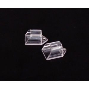 پایه ریل شفاف نیمگرد