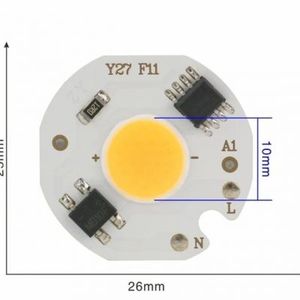ال ای دی سفید آفتابی 220 ولت 9 وات COB