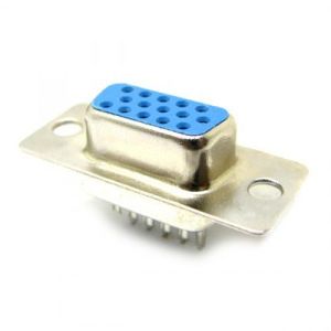 سوکت کامپیوتری 15 پین صاف مادگی DB15 VGA