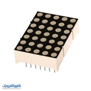 دات ماتریس 5*7 قرمز