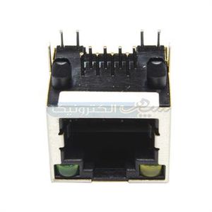 سوکت RJ45 روبردی 8P8C رایت LED دار