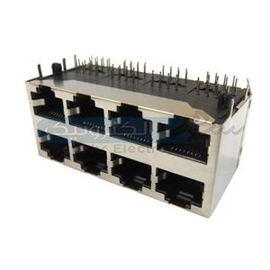 سوکت RJ45 روبردی 2x4فلزی