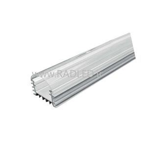 روکش ریل شفاف نیم گرد تک لاین