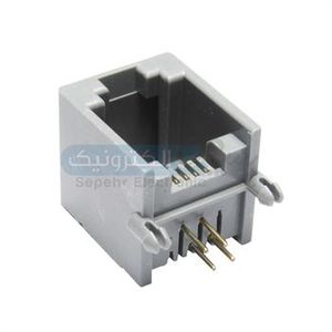 سوکت تلفن روبردی RJ11 6P4C رایت