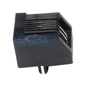 سوکت تلفن روبردی RJ11 6P4C رایت -پشت قوس دار-