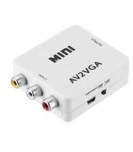 مبدل AV به VGA با خروجی AUX صدا MINI