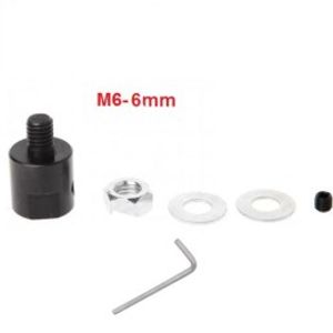 قطعه واسط نصب فرز اره ای روی موتور شفت 6 میلیمتر
