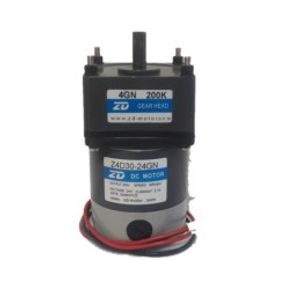 موتور دی سی گیربکس دور پایین 24 ولت مدل Z4D30-24GN