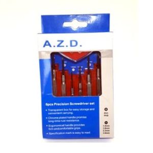 مجموعه 6 عددی پیچ گوشتی ساعتی A.Z.D