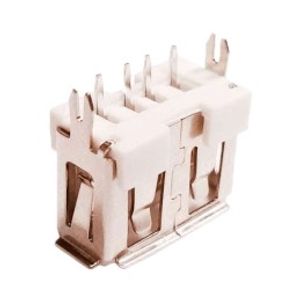 سوکت USB مادگی صاف پایه کوتاه