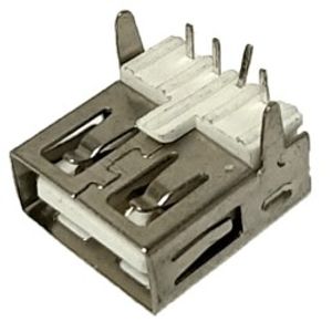 سوکت USB مادگی پایه نود درجه بلند