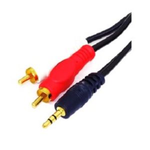 کابل تبدیل جک 3.5 میلیمتری صدا AUX به RCA