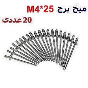 میخ پرچ M4*25 بسته 20 عددی