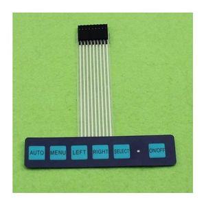 کی پد 1x6 فلت دار همراه با نوشته و ال ای دی