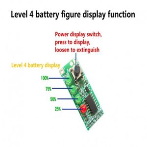 نشانگر مقدار شارژ باتری 3 سل لیتیومی